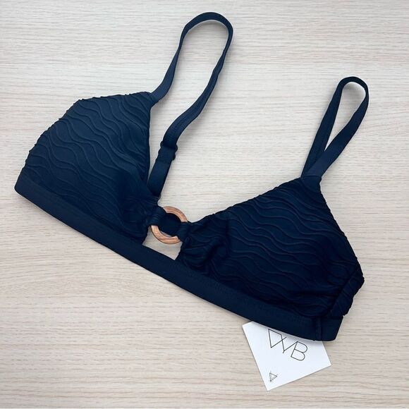 VYB Vicious Young Babes Standard Grounded Keyhole Bralette Swimsuit Bikini Top S - Picture 3 of 6